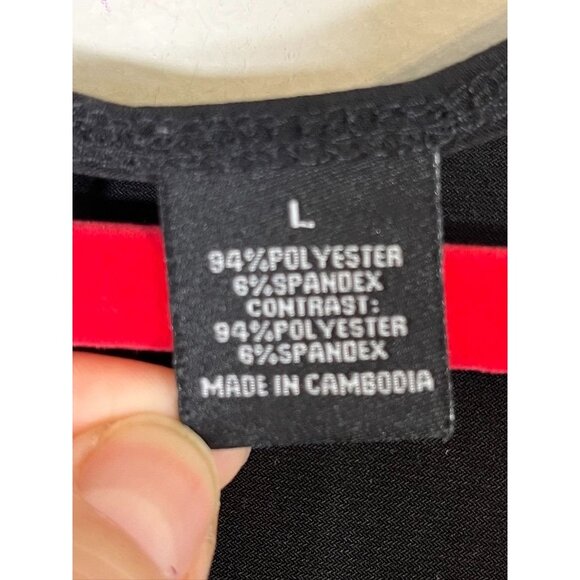 Retro Funky Disco Top L Black Artsy Classic Chic Preppy Indie Folk Neutral 80s - Picture 8 of 10